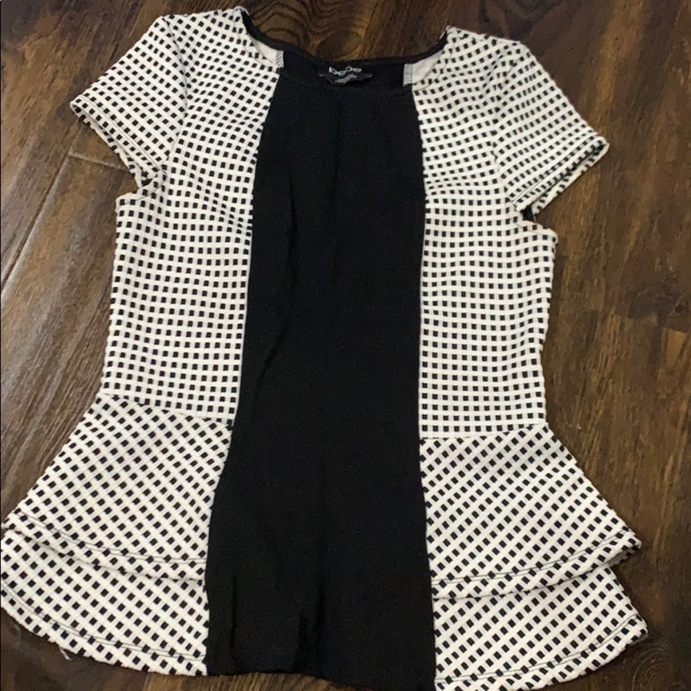 Beautiful peplum top from Bebe